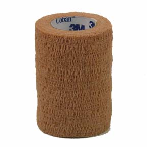 Coban 7,5 cm x 457 cm - huidskleur - 24 st